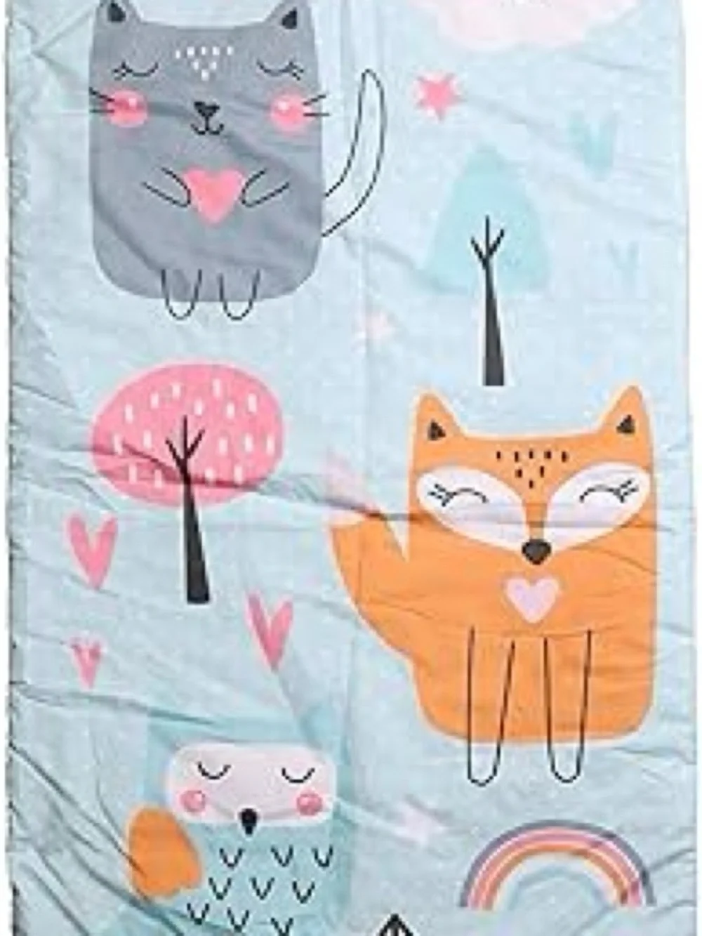 BRAND NEW Children's Cute Animal Sleeping Bag - Reversible Pink & Light Blue